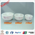 Hot Selling 4/5/6 inch 3PC Stoneware Bowl with Lid